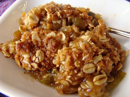 apple green tomato crisp