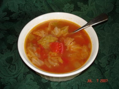Peasant Cabbage Tomato Soup