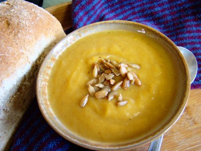 pumpkin soup - Indian spice