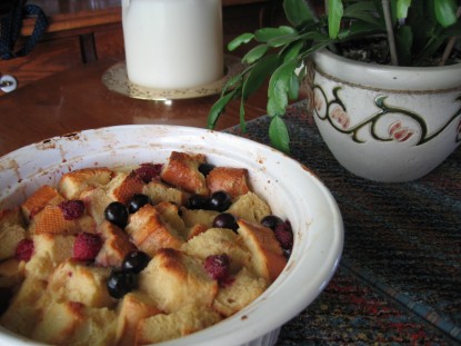 Berry Good Bread Pudding