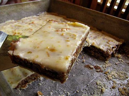 Toffee Orange Bars