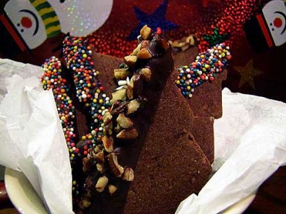Chocolate-Dipped Trees