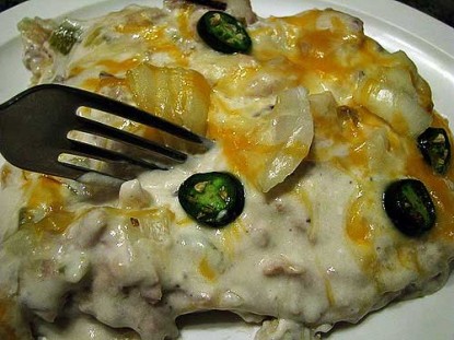 Sour Cream Enchiladas