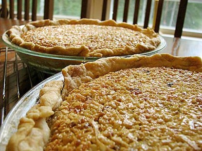 Coconut-Oatmeal Rum Pie (with Walnuts)