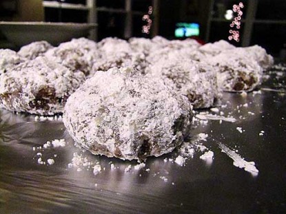 Double Chocolate Snowball Cookies