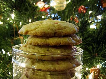 White Chocolate Candy Cookies