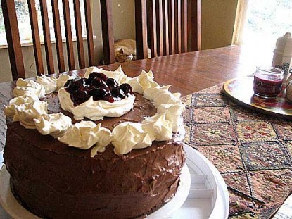 Frozen Black Forest Cake