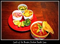 South of the Border Chicken Noodle Soup
