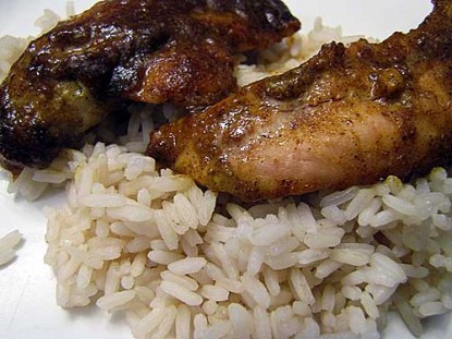 Curry-Cajun Spiced Chicken