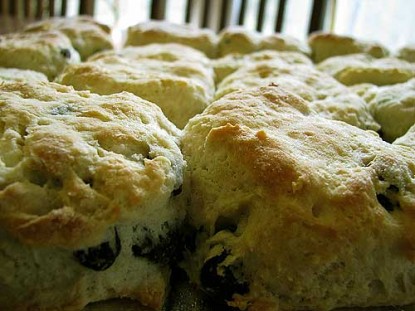 Sour Cream Raisin Biscuits