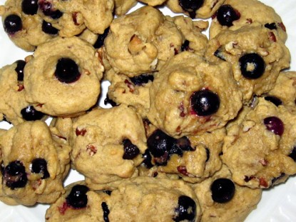 Brown Sugar Blueberry Cookies