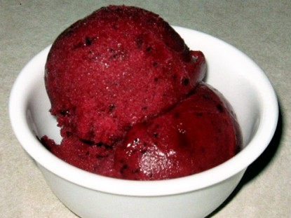 Blueberry Sherbet