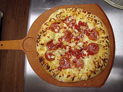 Pizza Using a Pizza Screen