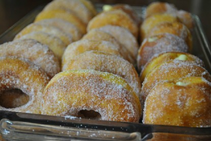 Raised Pumpkin Donuts