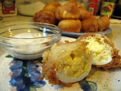 Fried Deviled Eggs