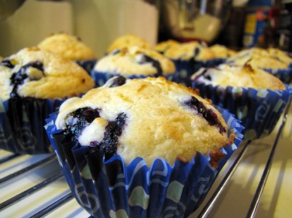 Very Blueberry and Lemon Muffins