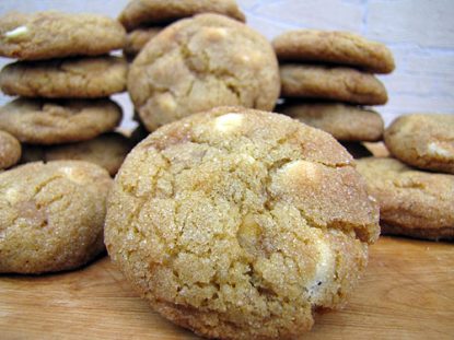 Vanilla Toffee Cookies