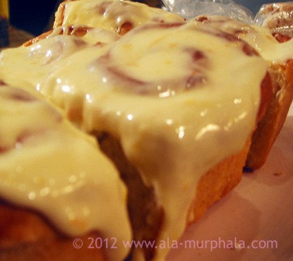 Orange Zest Rolls with Orange Cream Cheese Icing