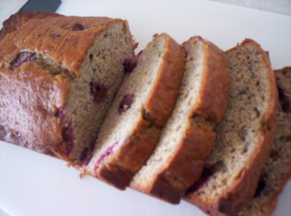 Banana Raspberry Bread