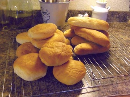 One Bowl Cheesy Onion Burger Buns 