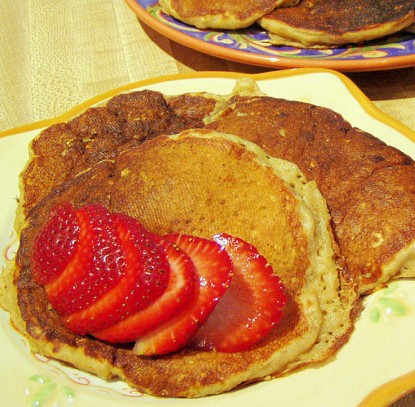 Oatmeal Banana Pancakes