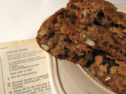 1972 Bisquick Pecan Bars