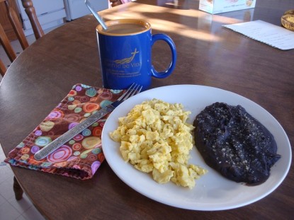 Guatemala Frijoles Volteados (Refried Black Beans)