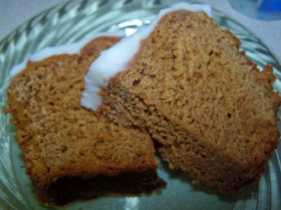 Two-Ingredient Pumpkin Bread (or Cake)