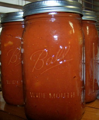 Homemade Spaghetti Sauce from Roma Tomatoes